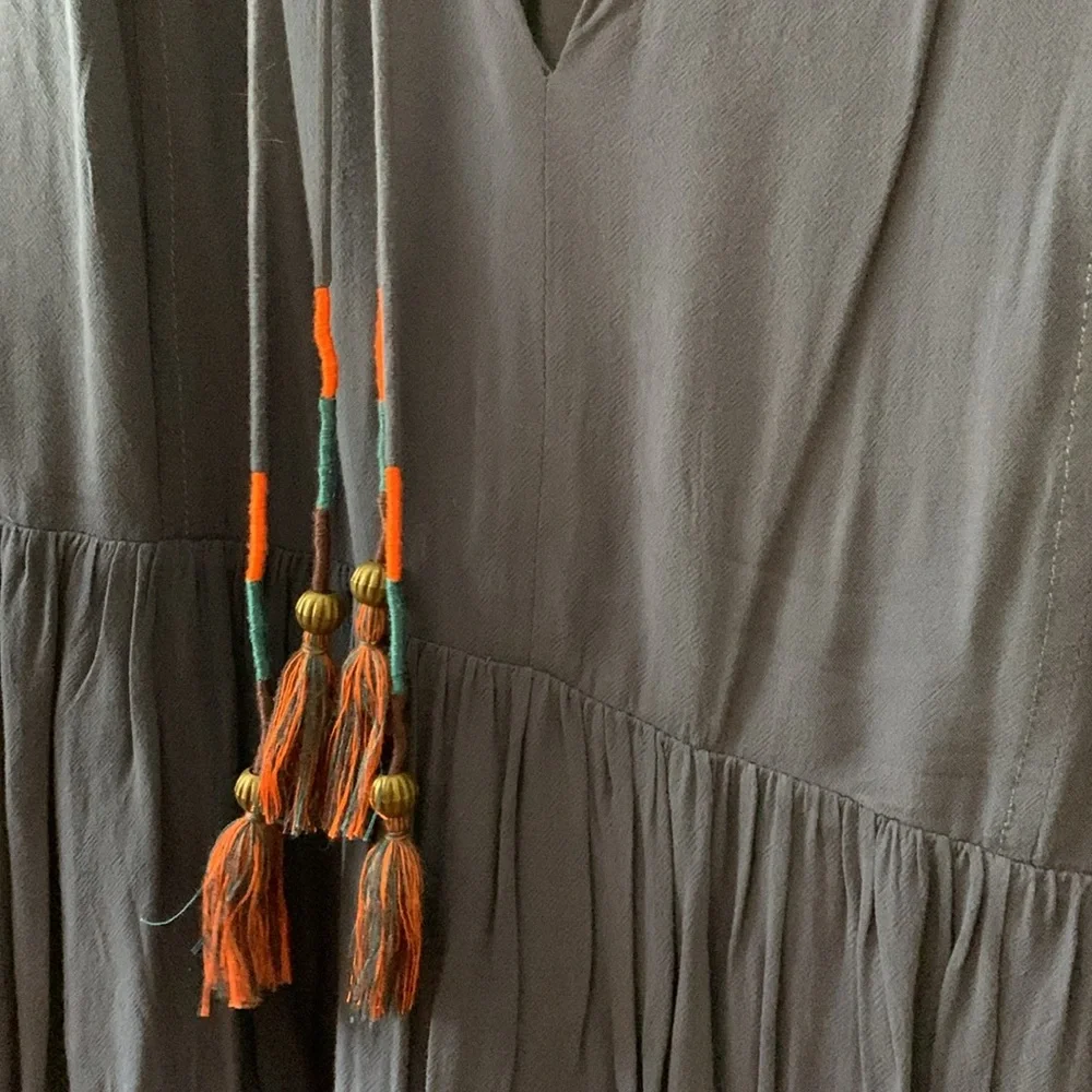 Anthropologie holding horses dip dyed dress sz 14_3
